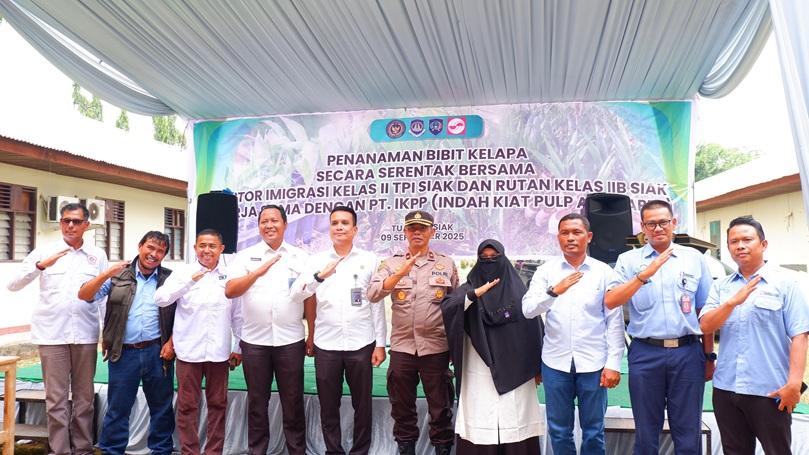 penanaman kelapa imigrasi siak